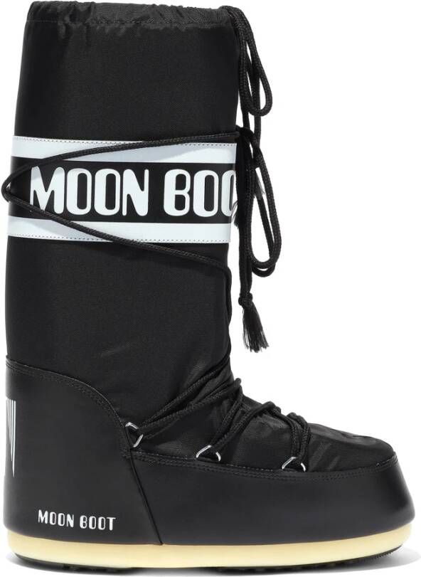 moon boot Zwarte enkellaarzen voor heren Black Heren