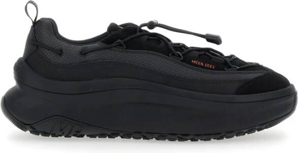 Moon Boot Zwarte lage sneakers met logo