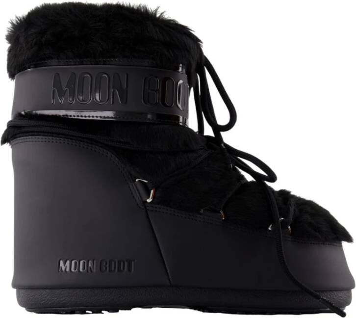 MOON BOOT Snowboots Dames Icon Low Faux Fur 42 44 Faux Fur Zwart - Foto 14