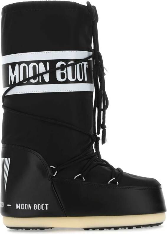 MOON BOOT Snowboots Dames Mb Icon Nylon Maat: 39 41 Materiaal: Textiel Kleur: Zwart - Foto 7