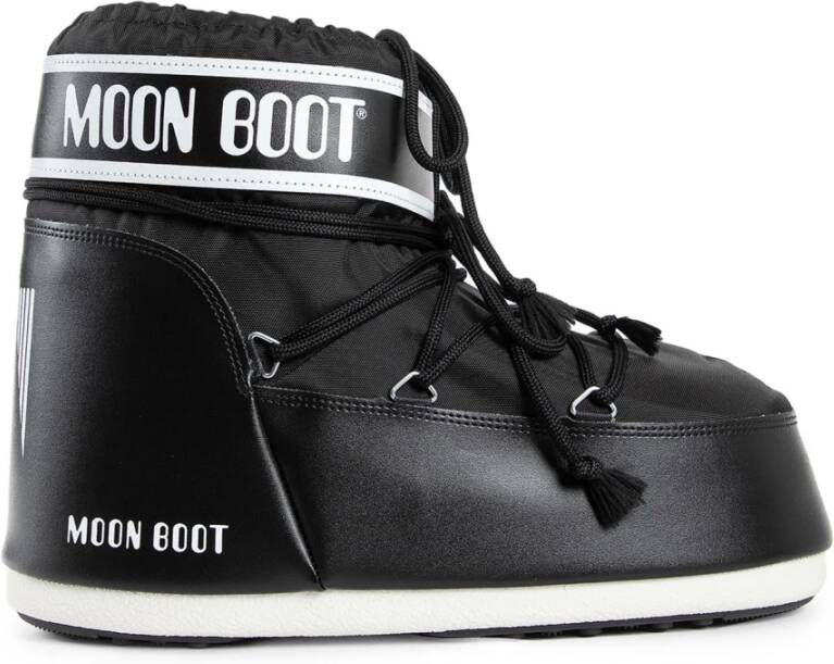 Moon boot Zwarte Icon Low Nylon Laarzen Black Dames