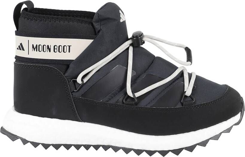 Moon Boot Zwarte Ultraboot Sneakers met Primeknit Stof