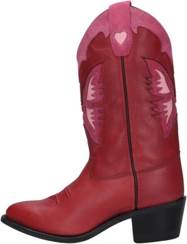 Moonrise Cherise Laarzen Leer Meisjes Roze - Foto 3