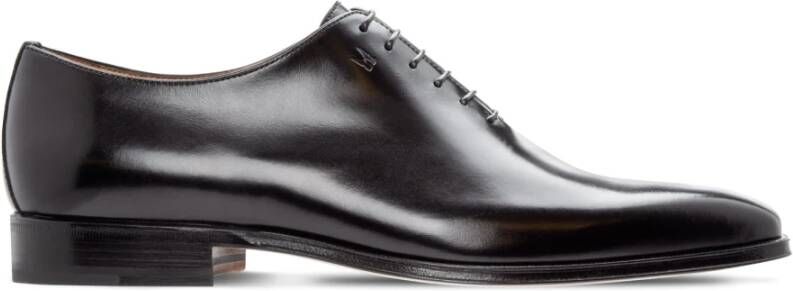 Moreschi Elegante zwarte Oxford schoenen van kalfsleer Black Heren