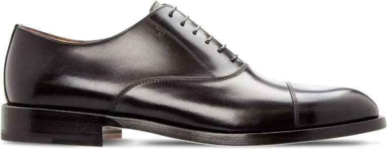 Moreschi Iconische zwarte Oxford schoenen Black Heren