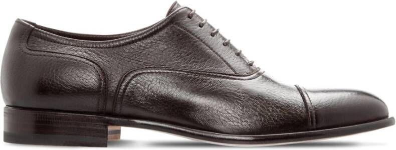 Moreschi Klassieke donkerbruine oxford schoenen van hertenleer Brown Heren