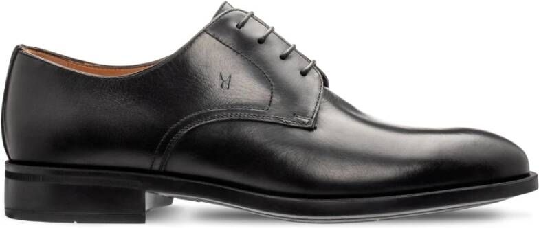 Moreschi Klassieke zwarte Derby schoenen Black Heren