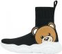 Moschino Sock Sneaker Teddy Bear Hoge sneakers Zwart - Thumbnail 5