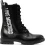 Love Moschino Stoere Veterschoenen voor Dames Black Dames - Thumbnail 1