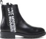 Moschino Dames Chelsea Leren Laarzen Black Dames - Thumbnail 1