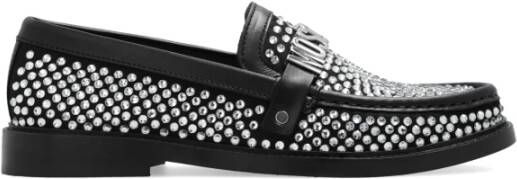 Moschino Platte schoenen voor vrouwen Black Dames