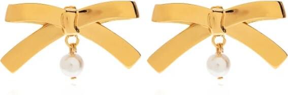 Moschino Boogvormige oorbellen