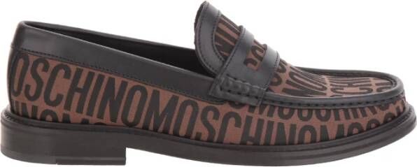Moschino Bruine Logo Loafers