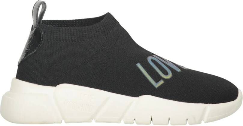 Moschino Canvas Lage Sneakers