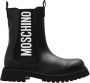 Moschino Boots & laarzen St Montagna Vitello in zwart - Thumbnail 1