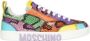 Moschino Contrasterende lage sneakers Multicolor Dames - Thumbnail 1