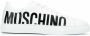 Moschino Witte casual sneakers met contrasterende logo belettering White Heren - Thumbnail 1