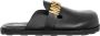 Moschino Effen Kleur Slipper Geen Sluiting - Thumbnail 1