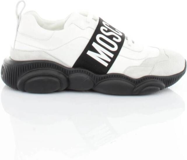 Moschino Fantasie Sneakers voor heren met logo band Multicolor Heren