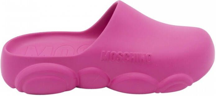 Moschino Gegraveerd Logo Teddy Bear Klompen