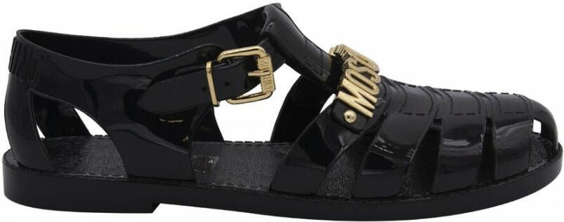Moschino Flat shoes Zwart Heren