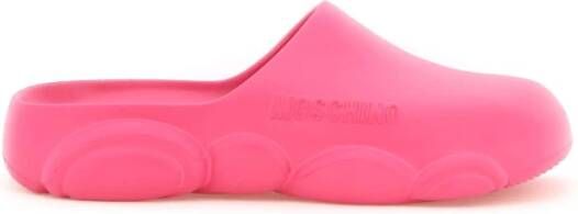 Moschino Gegraveerd Logo Teddy Bear Klompen