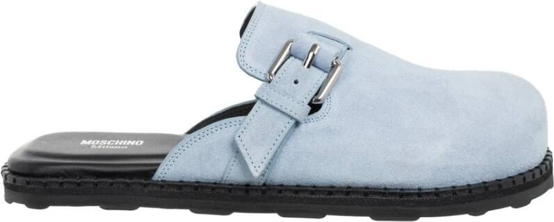Moschino Gespband Solide Muilezels Schoenen