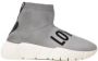 Moschino Grijze Veterschoenen Platte Aw20 Gray Dames - Thumbnail 1