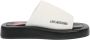 Moschino Zwarte en witte Love klompen voor White - Thumbnail 7