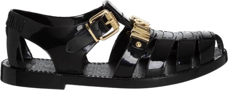 Moschino Jelly Sandals Black Dames