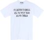 Moschino Katoenen T-shirt met korte mouwen en sloganprint - Thumbnail 1