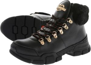 Moschino Lace-up Boots Zwart Dames