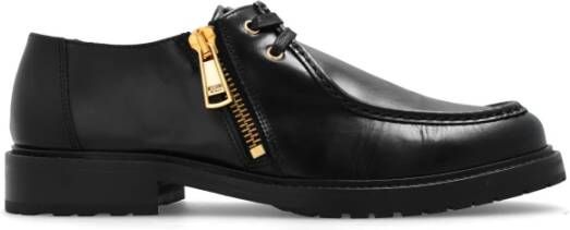 Moschino Leren schoenen Black Heren