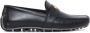 Moschino Zwarte Metallic Letter Auto Schoenen Black Heren - Thumbnail 1