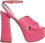 Moschino Sandalen met hoge hakken Roze Dames - Thumbnail 1