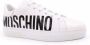 Moschino Mb15012G1Dga0100 Leather Sneakers Wit Heren - Thumbnail 9
