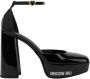 Moschino Love Dames Plateau Sandaal Zwart Lakleer Zwart Dames - Thumbnail 1