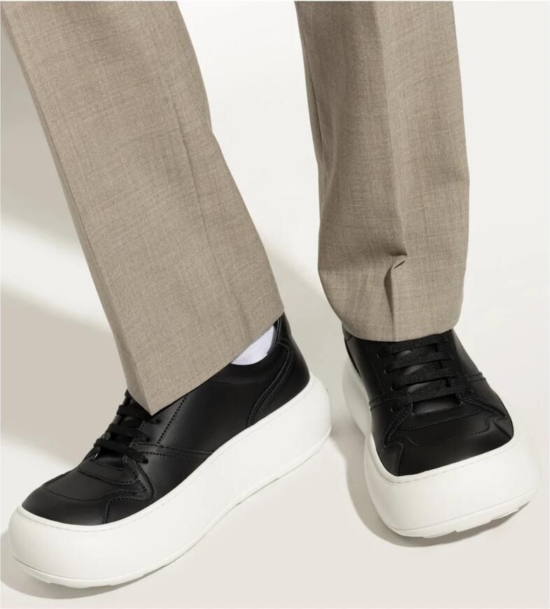 Moschino Zwarte Leren Panel Sneaker - Foto 2