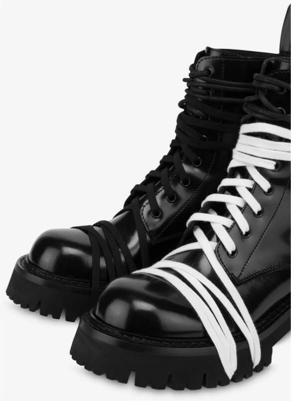 Moschino Bikerlaarzen van geborsteld kalfsleer - Foto 2