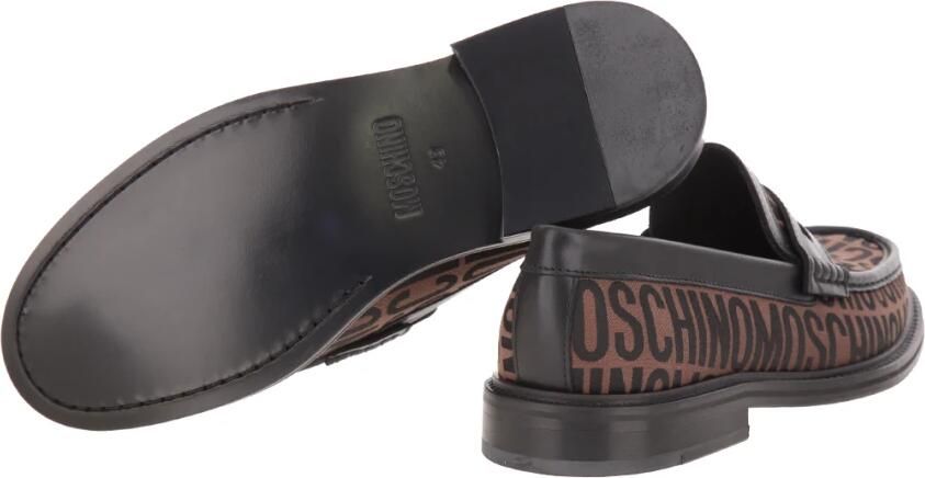 Moschino Bruine Logo Loafers