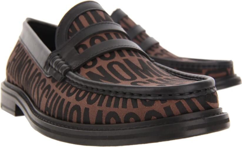 Moschino Bruine Logo Loafers - Foto 3