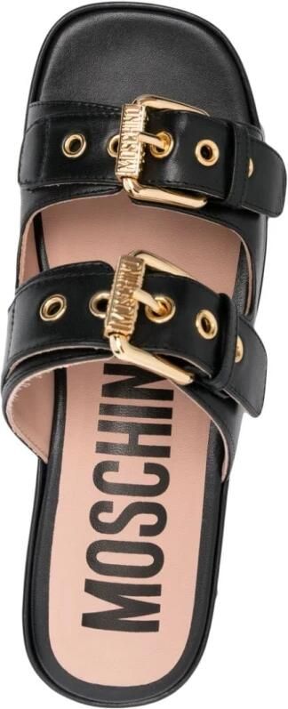 Moschino Buckled Platform Sandals - Foto 2