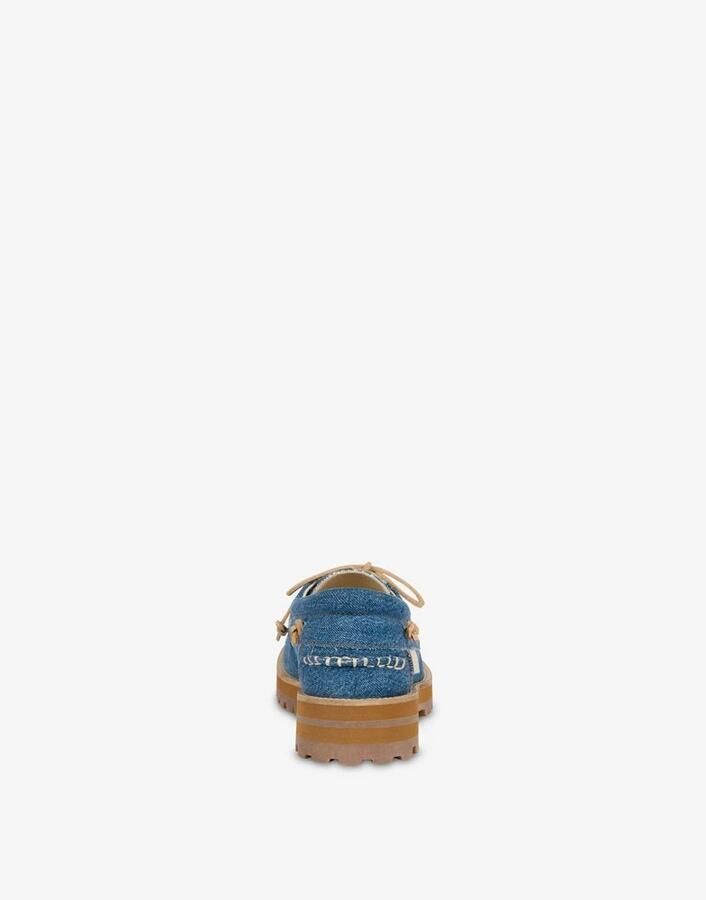 Moschino Denim Boot Loafers - Foto 3