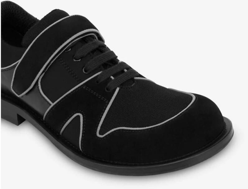 Moschino Derby Schoenen in Kalfsleer Suède en Mesh - Foto 2