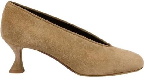 Moschino Duck Suede Pumps
