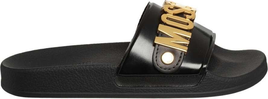 Moschino Effen Slides zonder Sluiting