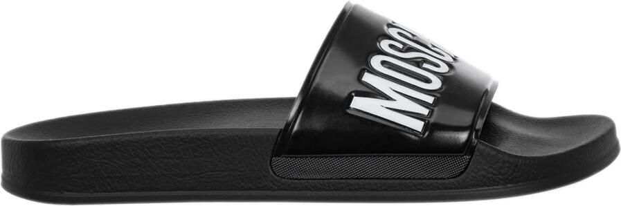 Moschino Effen Slides zonder Sluiting