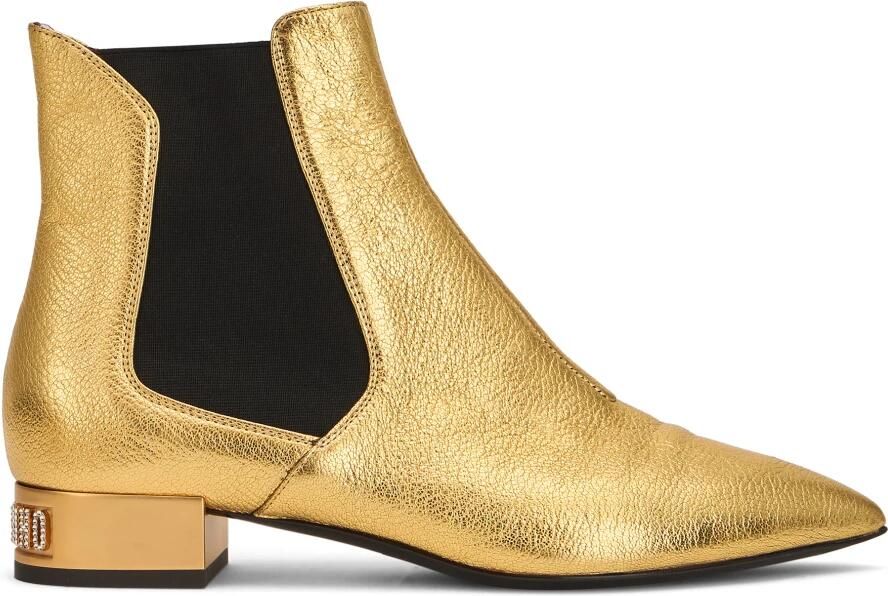Moschino Enkellaarsjes met logo