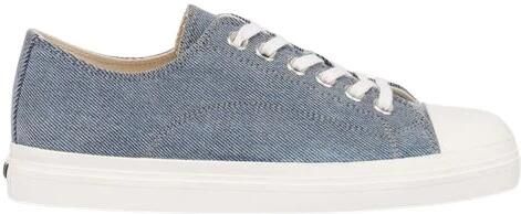 Moschino Flocked denim sneakers