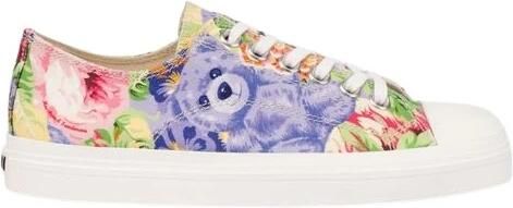 Moschino Geprinte Canvas Sneakers